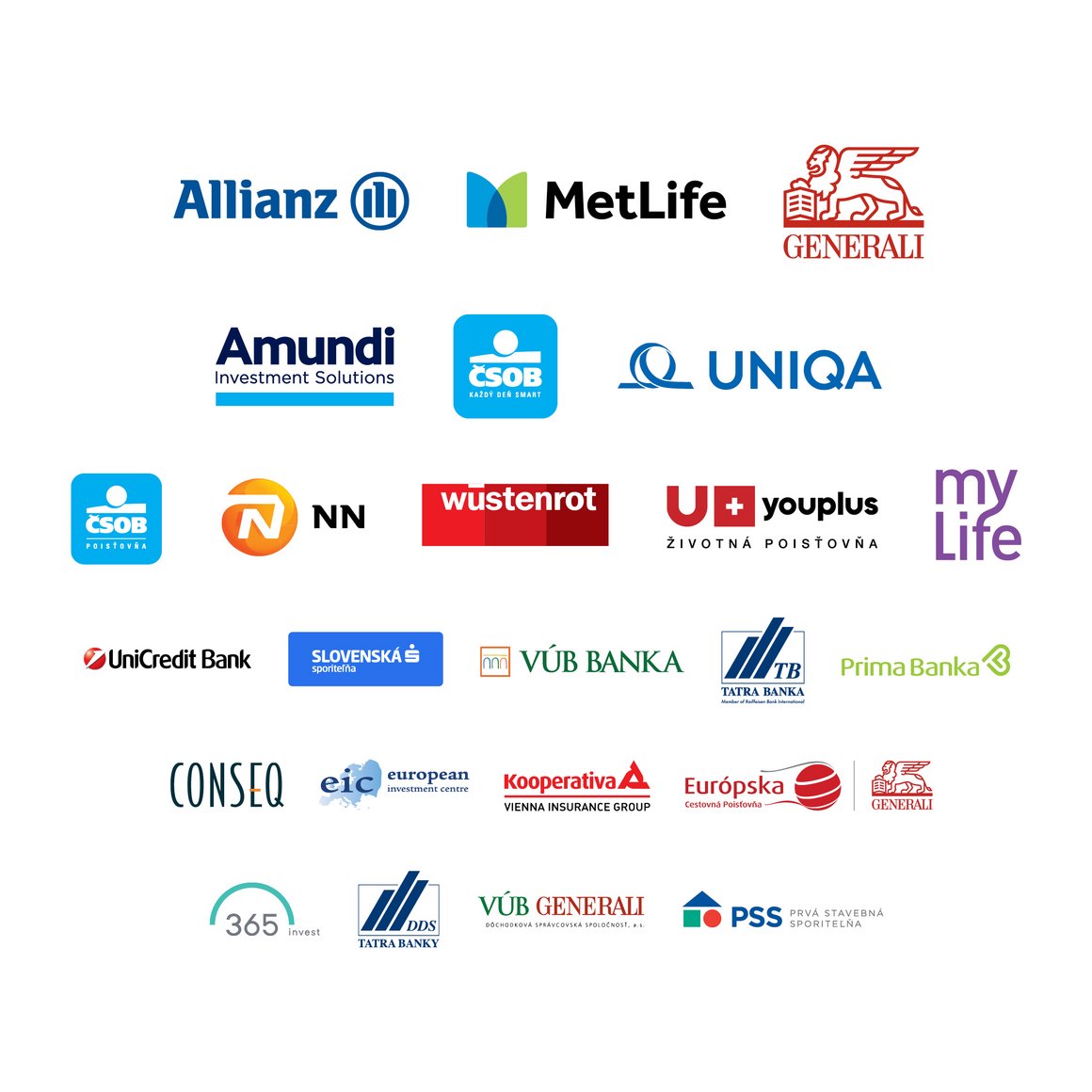 Naši produktoví partneri Naši produktoví partneri